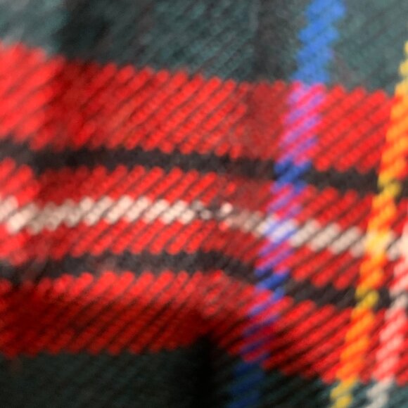 VINTAGE ALJEANS MAXI WOOL PLAID PLEATED KILT SKIRTS SIZE 8 - Picture 15 of 16